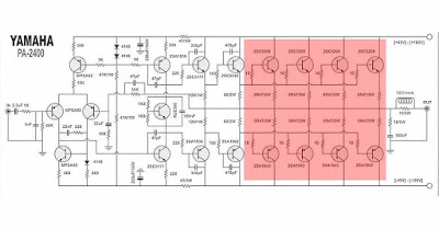 Yamaha Power Amplifier Circuit Diagram PA-2400