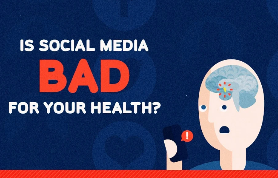 Does Social Media Affect Your Mental Health - infographic
