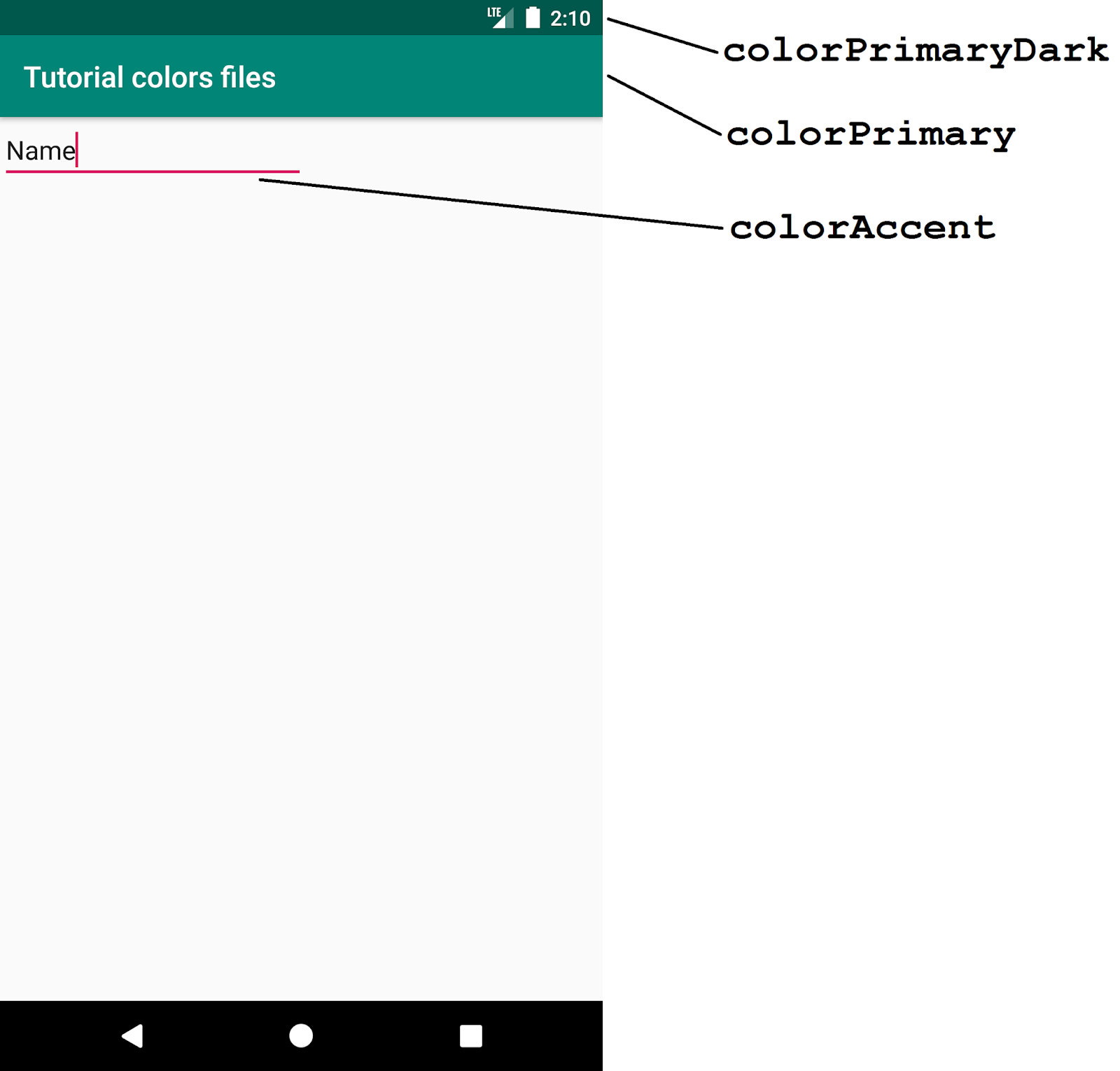 Android Studio - colors file