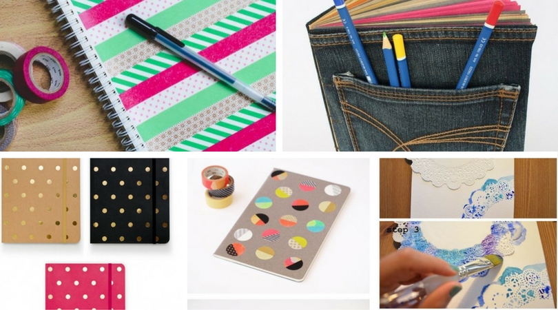 10 ideas diy para personalizar tus libretas