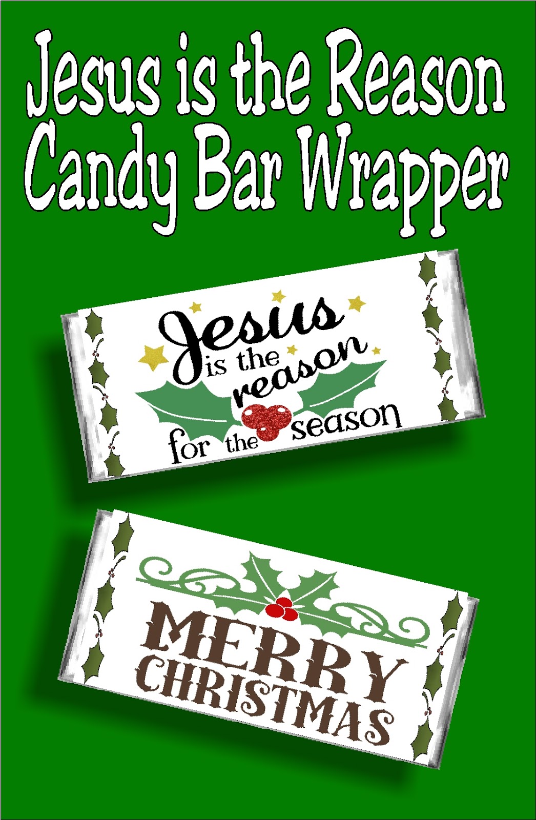Jesus is the Reason for the Season Christmas Candy Bar ...