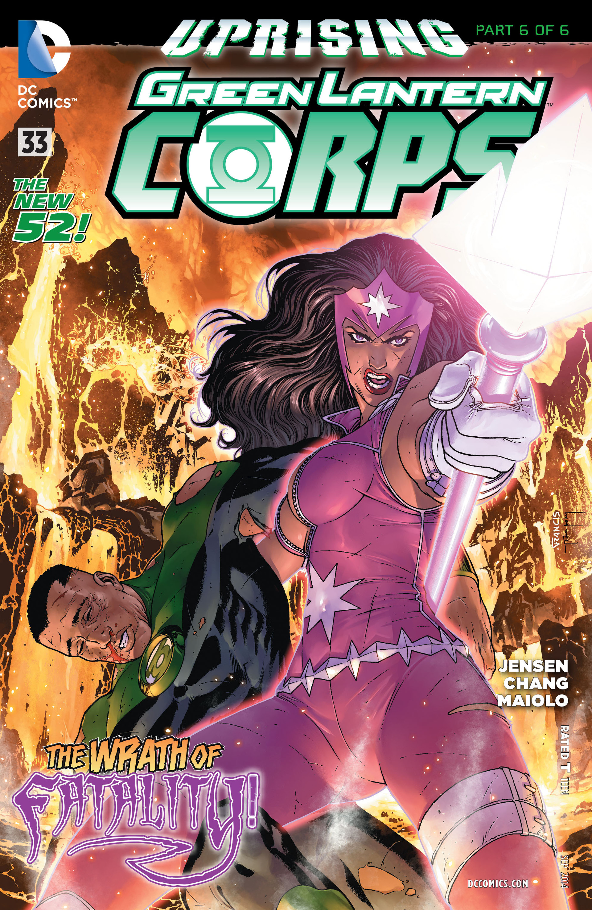 Read online Green Lantern Corps (2011) comic -  Issue #33 - 1