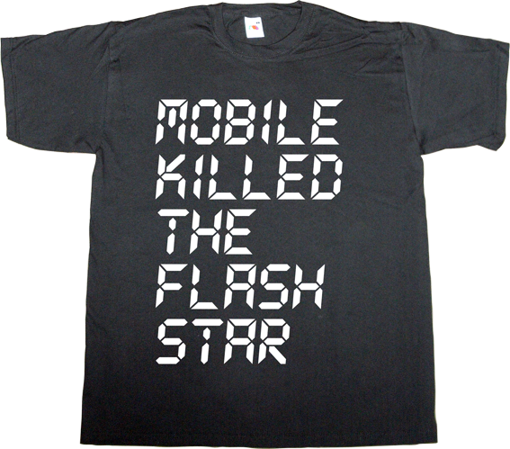 flash Flash Wars obsolete vintage retro defunct fun technology internet 2.0 html5 t-shirt ephemeral-t-shirts adobe