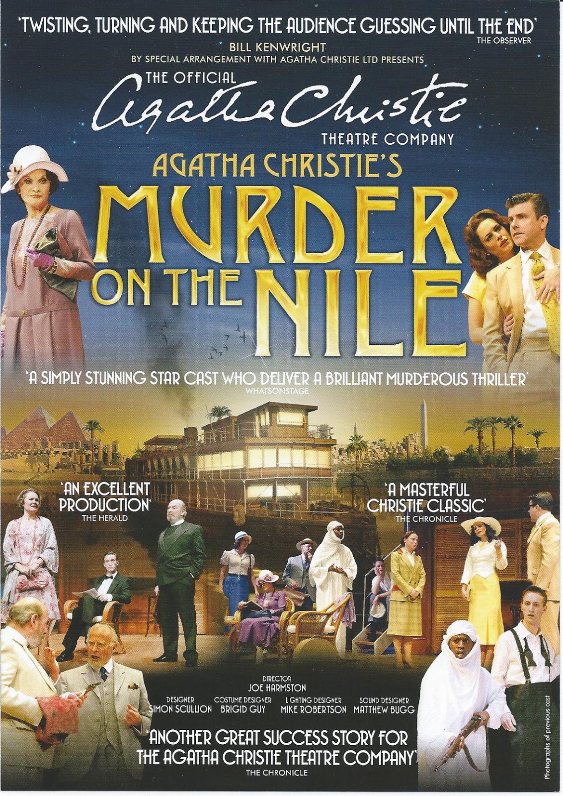 IT'S PURE ENTERTAINMENT.. MURDER ON THE NILE .. OCTOBER 29TH .. GAIETY