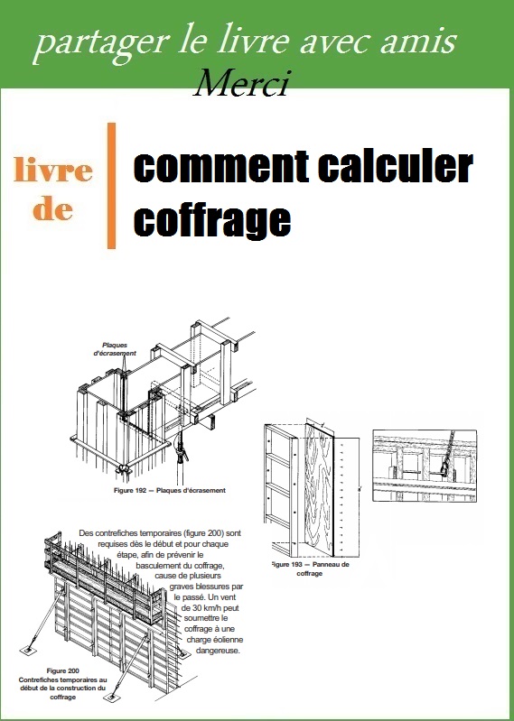 Comment Calculer Coffrage Pdf Livre Btp