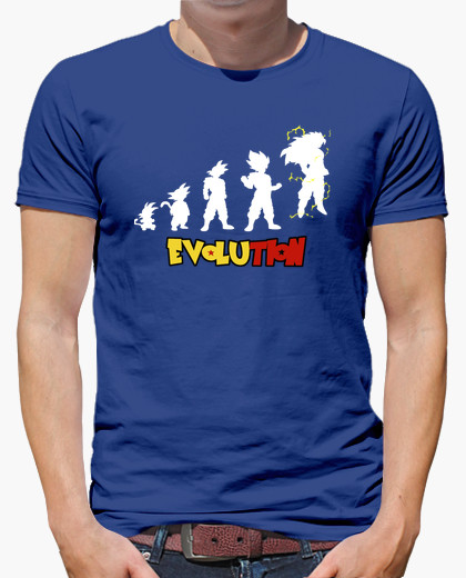 camiseta evolución sayan