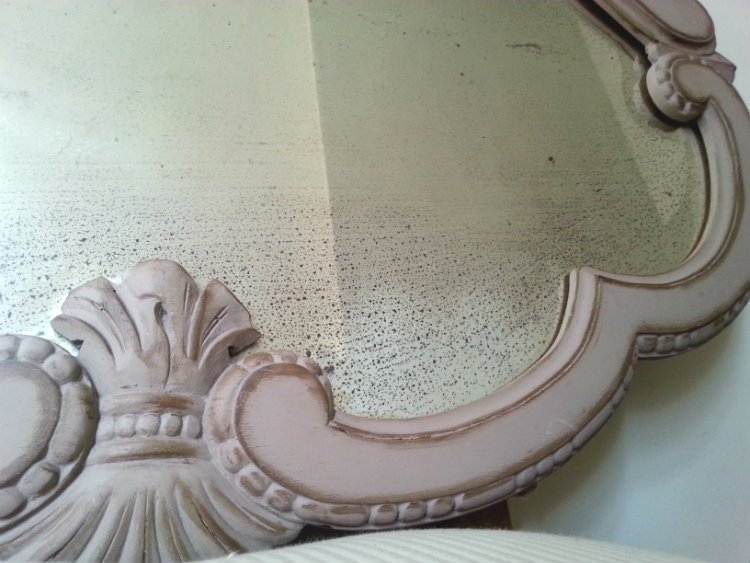 Restauración espejo barroco