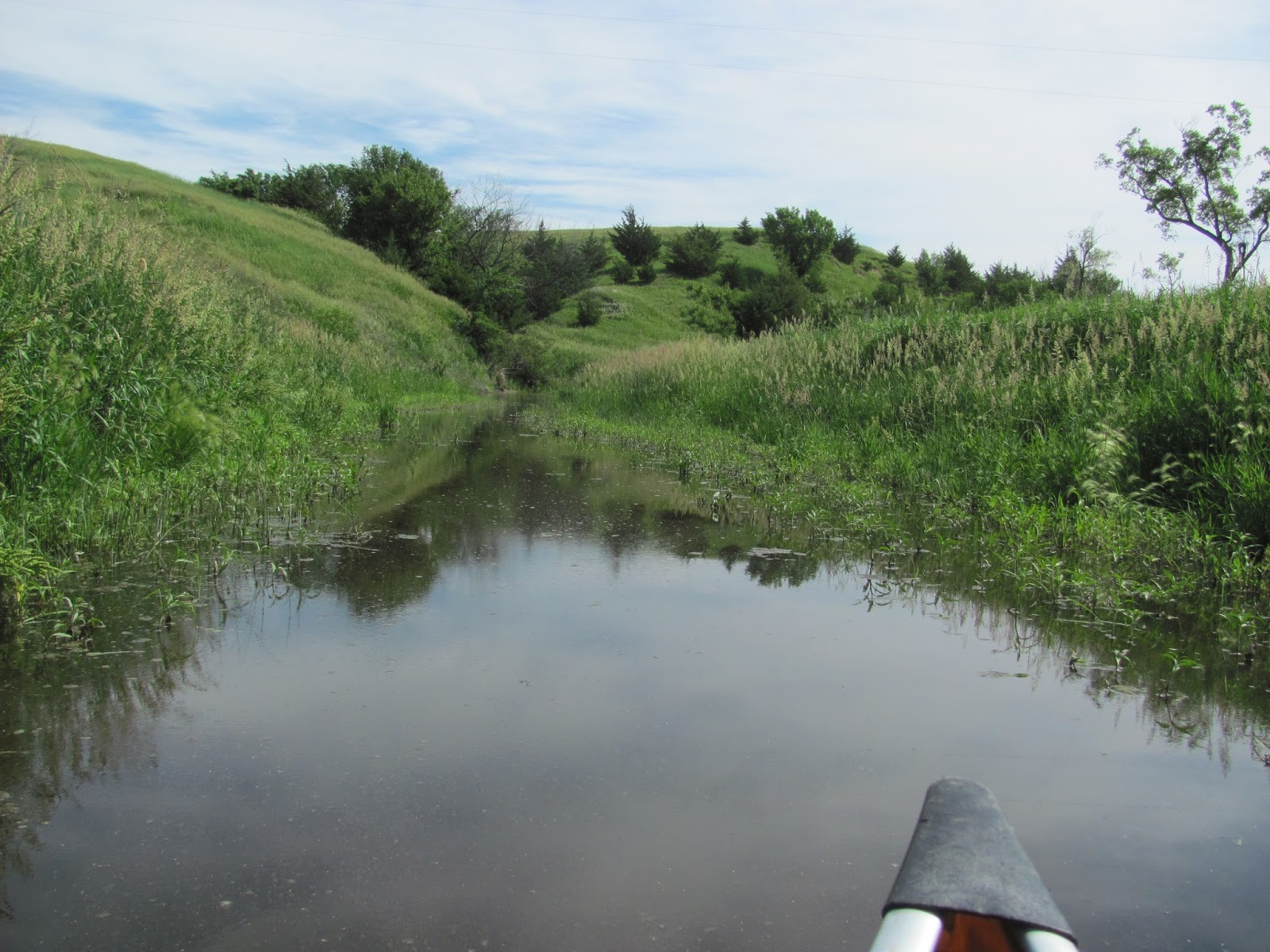 Kayaking the Lakes of South Dakota Lake Menno late spring 2013