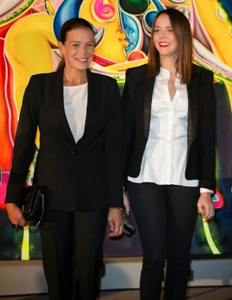 Princess Stephanie of Monaco and Pauline Ducruet at World AIDS Day