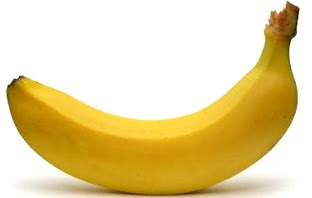 Plátano Foto de un lindo plátano solitario