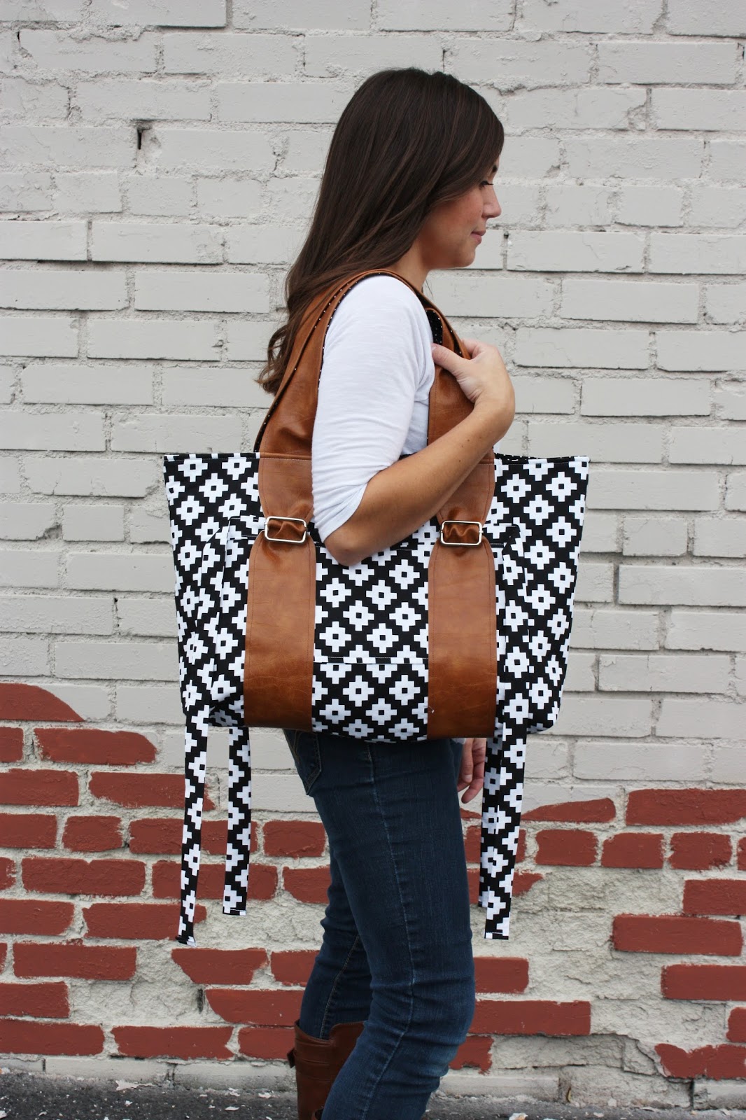tiny seamstress designs Leather Shore Bags