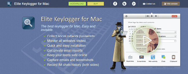 Elite Keylogger for MAC