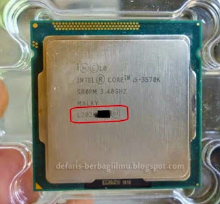 cara mengetahui no FPO Intel