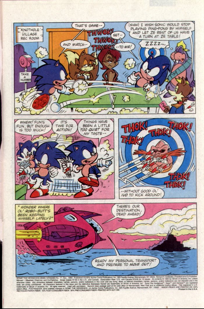Sonic The Hedgehog (1993) 17 Page 1