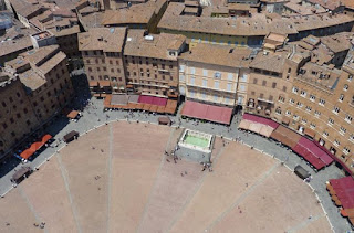 Siena, Plaza o Piazza del Campo.