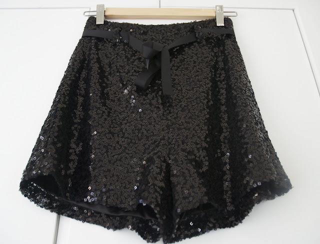 Handmade Sequin Shorts | A Pair & A Spare