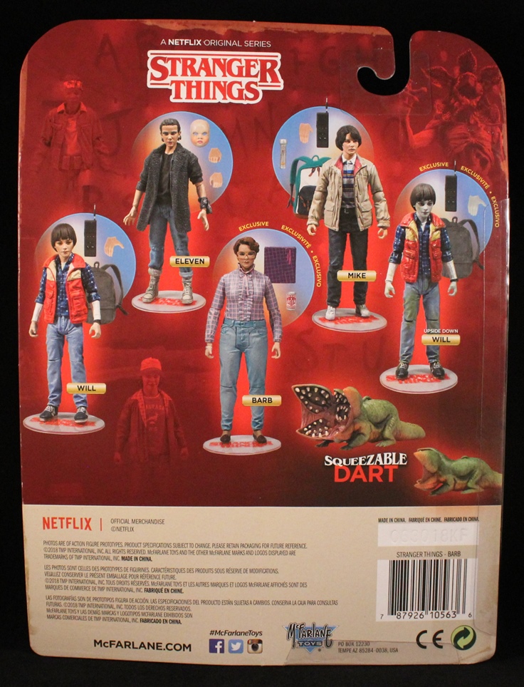 Netflix Stranger Things Exclusive Barb Action Figure Toy Doll McFarlane  Toys New