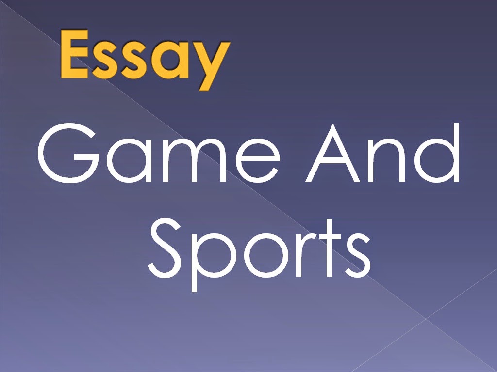 Game and Sports | Eassy writing | Easy Eassy on Games and sports | Learning ki dunya