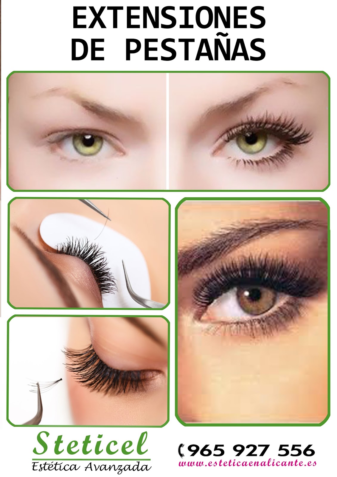 Steticel, estética avanzada Alicante: Extensiones de pestañas