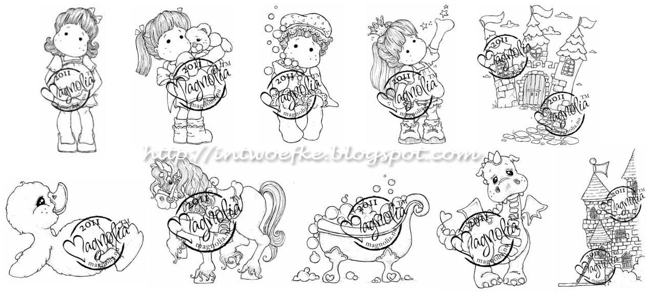 magnolia stamps coloring pages - photo #32
