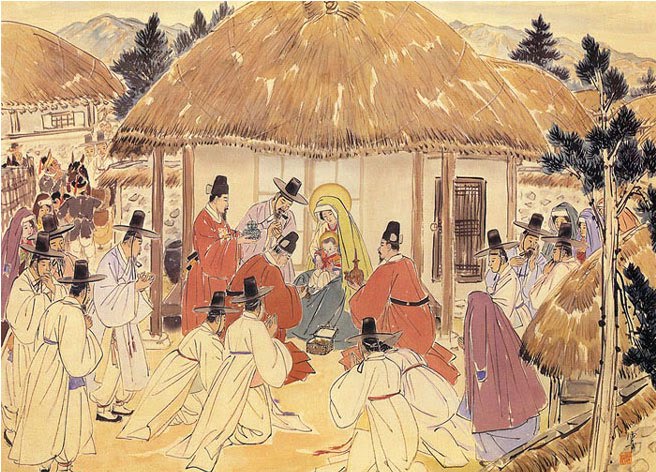 New Liturgical Movement: Korean Paintings of the Life of Christ