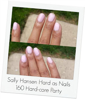 Sally Hansen Hard as Nails 160 Hard Core Party swatch pic