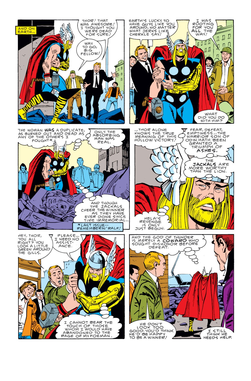 Read online Thor (1966) comic -  Issue #376 - 21