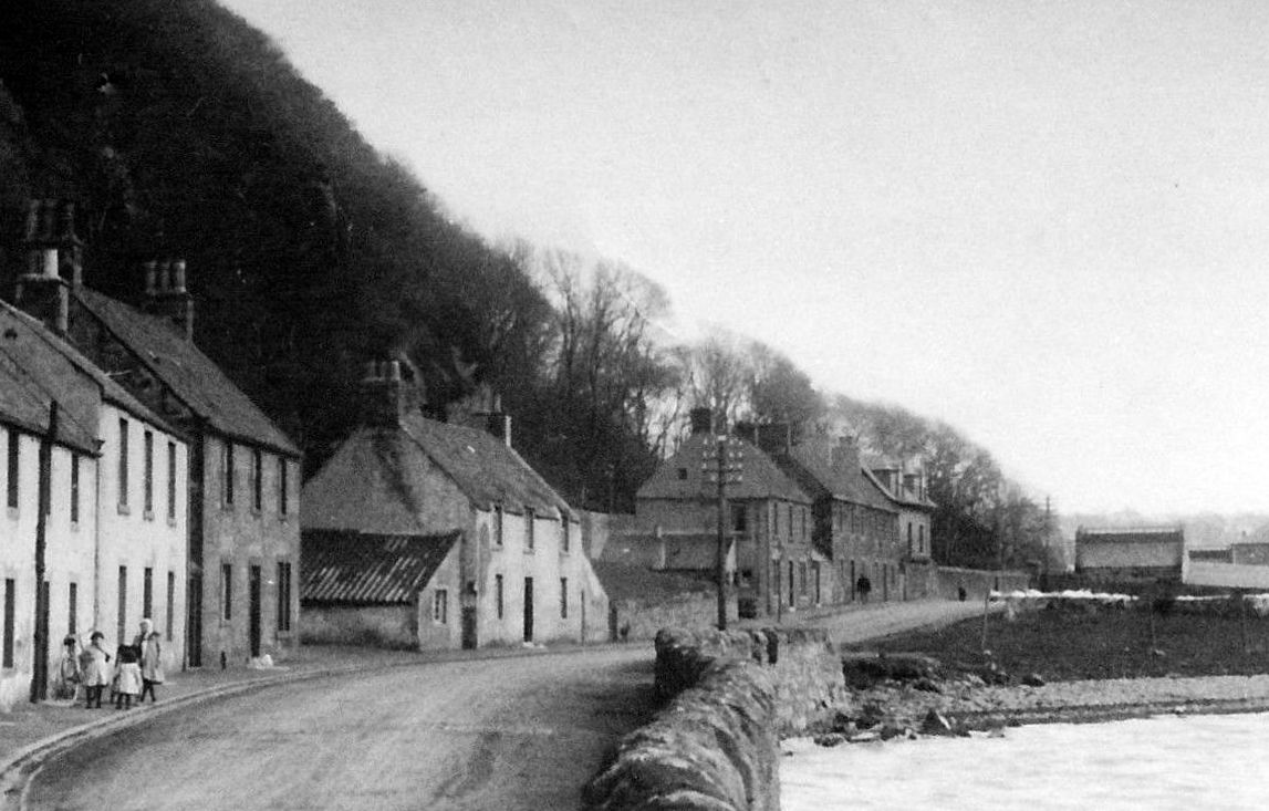 Tour Scotland Old Photograph Halkett's Hall Street Limekilns Fife Scotland