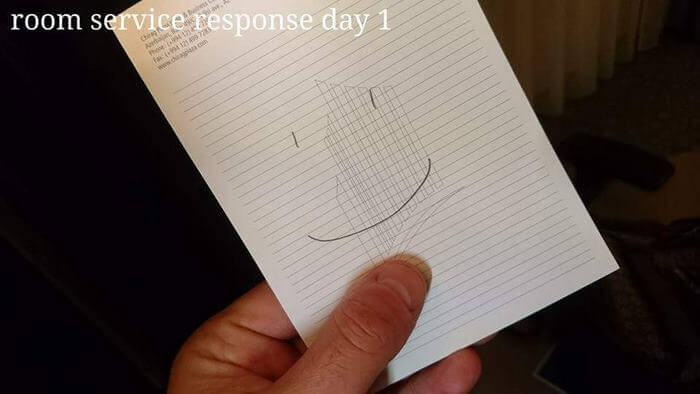 Bored Hotel Guest Makes Creative 'Challenges' For The Housekeepers, And She Responds With Notes