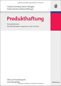 Produkthaftung. Kompaktwissen für Betriebswirte, Ingenieure und Juristen