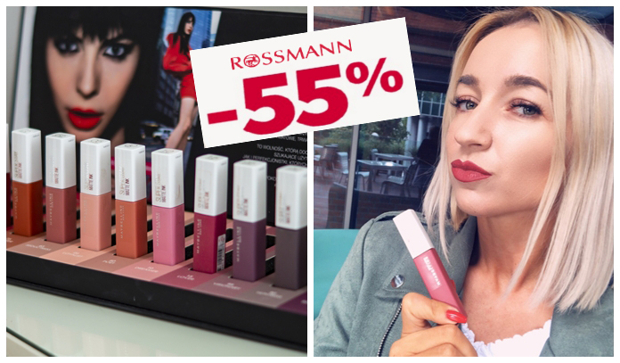 Promocja promocja 55% Rossmann/ Maybelline SuperStay Matte Ink opinie i recenzje pomadek matowych