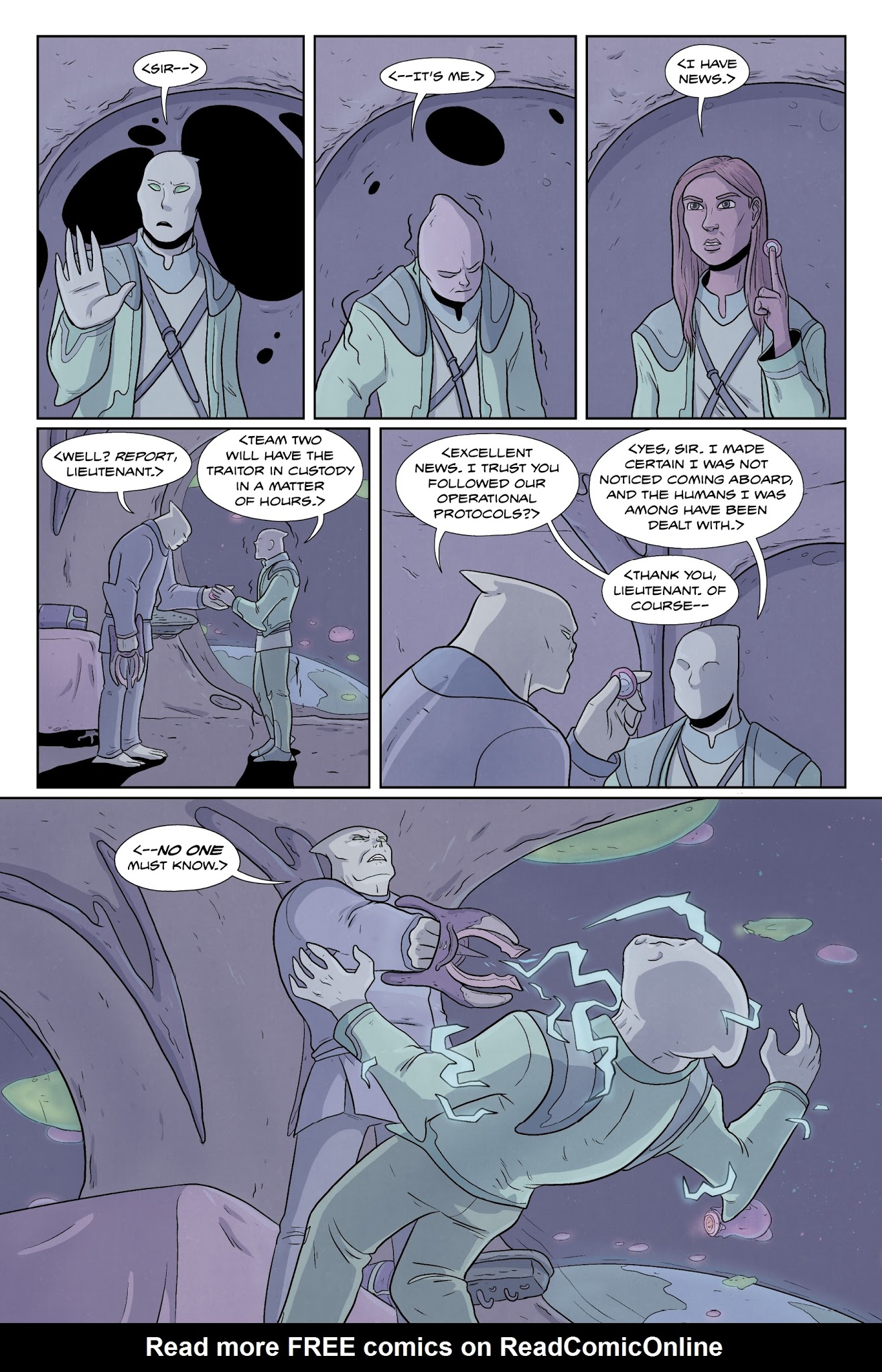 Read online Lifeformed: Cleo Makes Contact comic -  Issue # TPB - 132