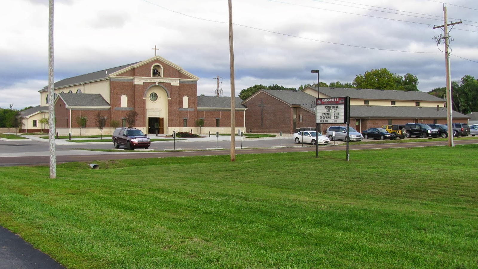 Rossville KS Alumni News New Catholic Church in Rossville