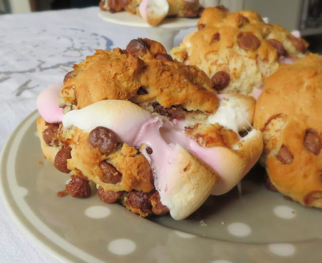 Chocolate Chip S'More Scones