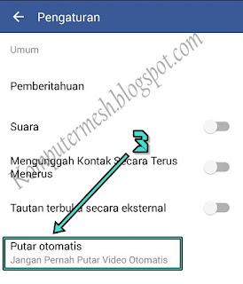 Cara Mematikan Autoplay Video di Facebook Cara Mematikan Autoplay Video di Facebook