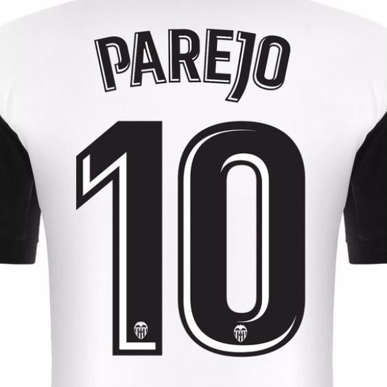 la liga jersey font