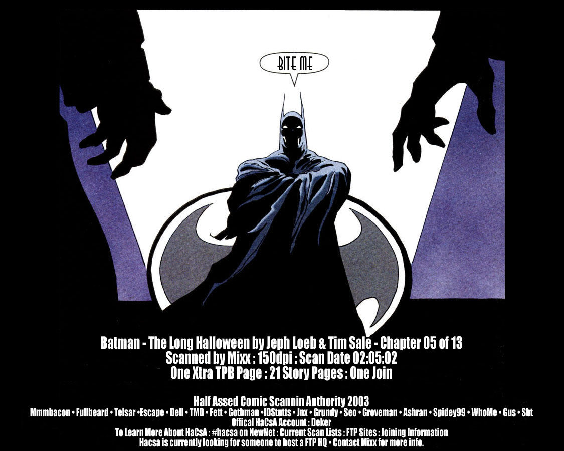 Read online Batman: The Long Halloween comic -  Issue # _TPB - 169