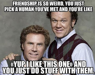 Friendship is weird