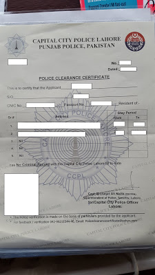 Omars Guidelines Police Clearance Certificate Guidelines