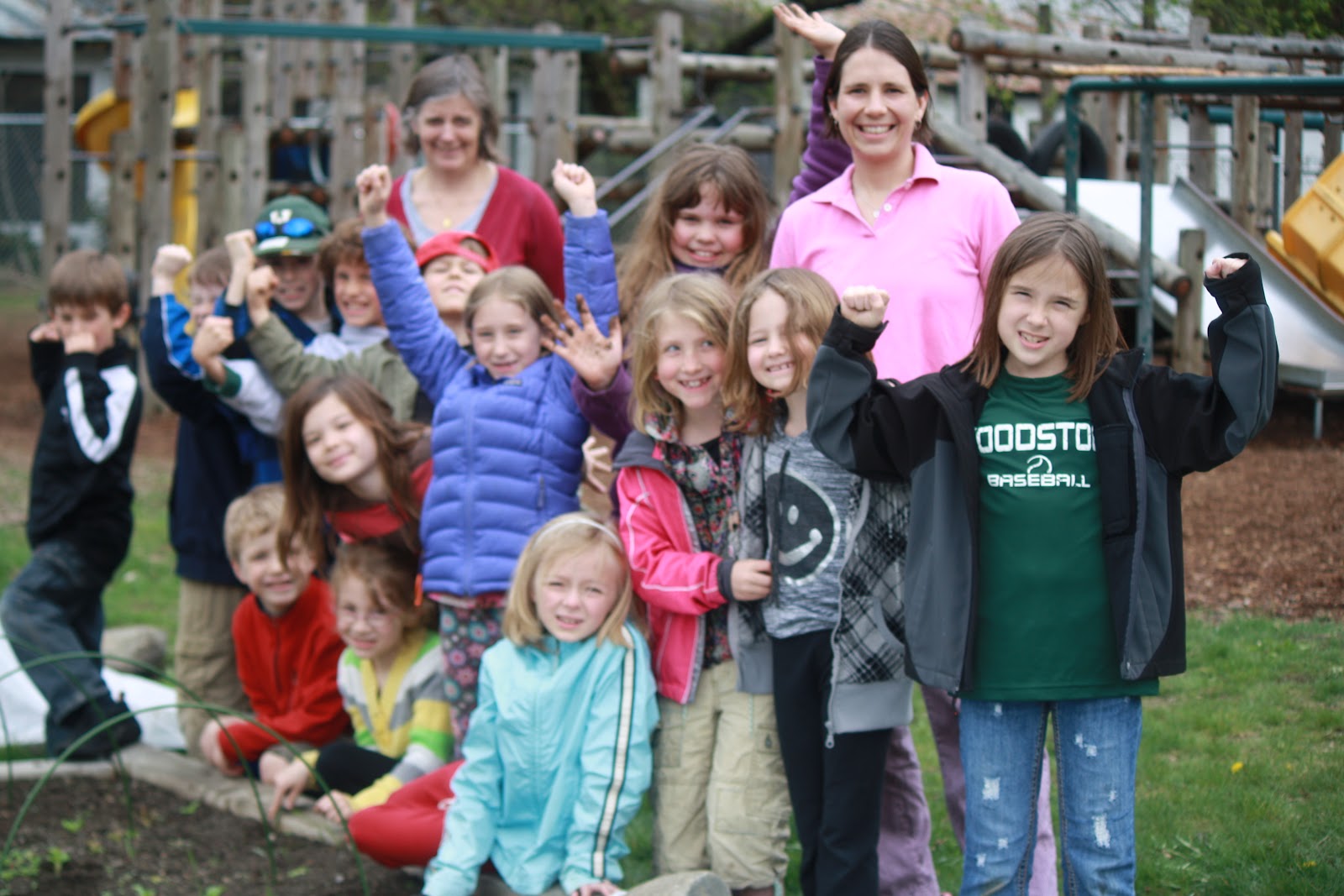 Woodstock Elementary Farm to School "Hoop, hoop, hoop your greens!"