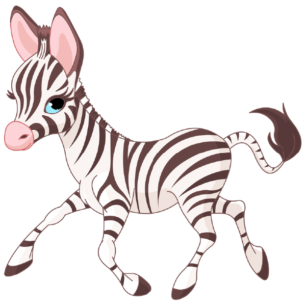 Prancing Zebra Icon