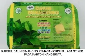 Jual kapsul jamu daun binahong di jakarta