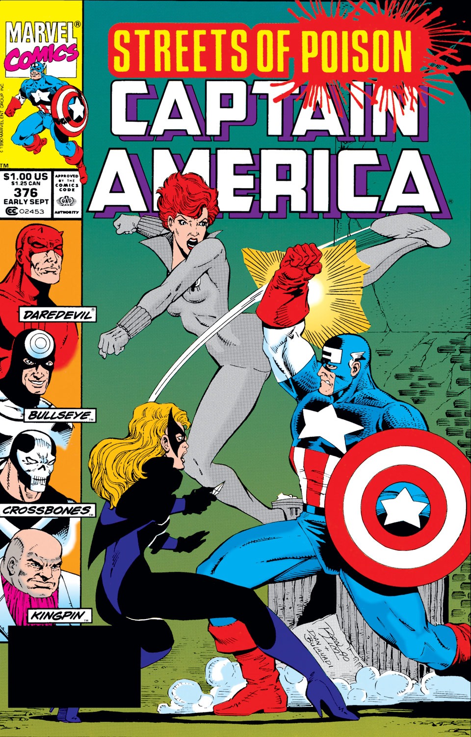 Read online Captain America (1968) comic -  Issue #376 - 1