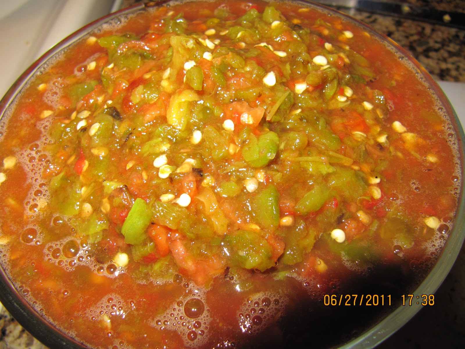 Cocinando entre Amigas ♠♥♠ RECETA DE SALSA DE MOLCAJETE"hecho en