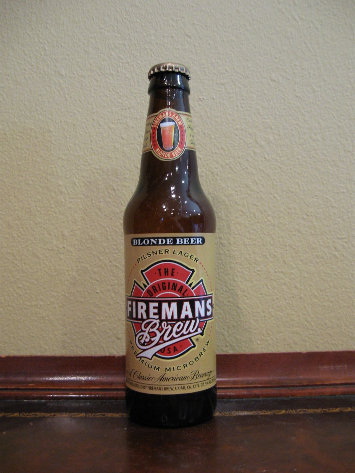Doing Beer Justice Firemans Brew Blonde Beer