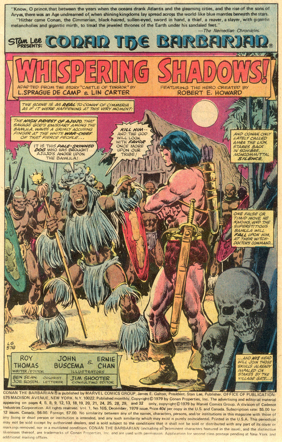Read online Conan the Barbarian (1970) comic -  Issue #105 - 2