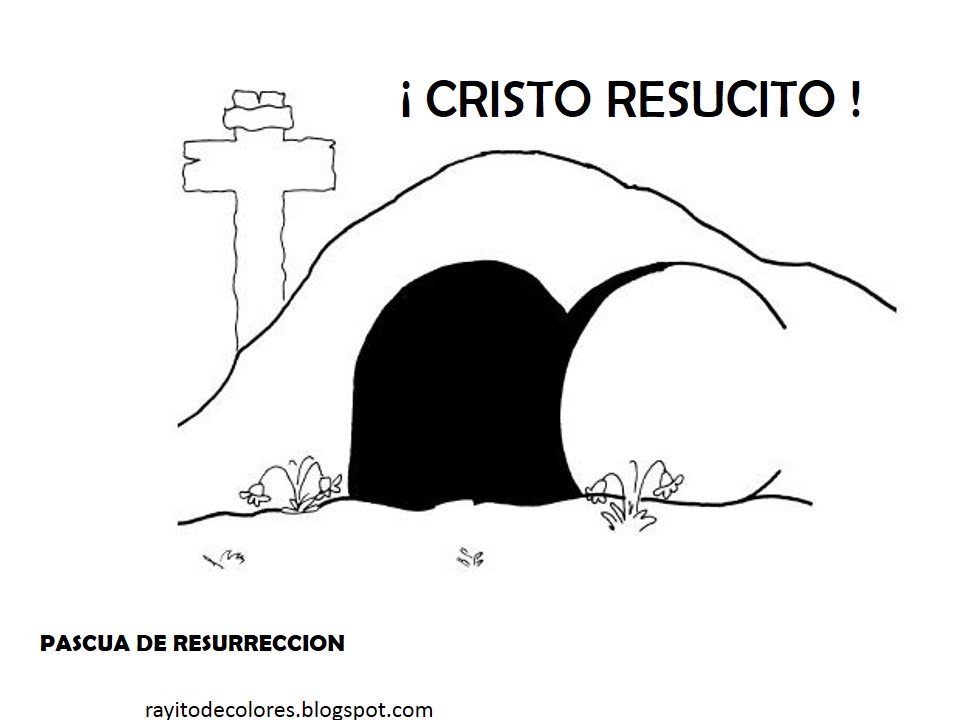 Pascua de Resurrección para pintar