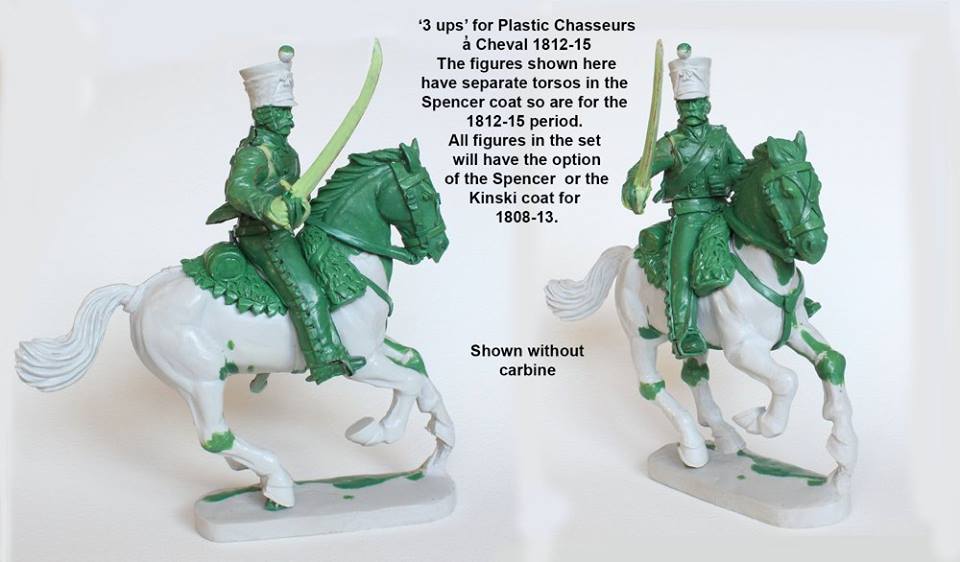 Perry Miniatures Napoleonic French Chasseurs a Cheval sprue 