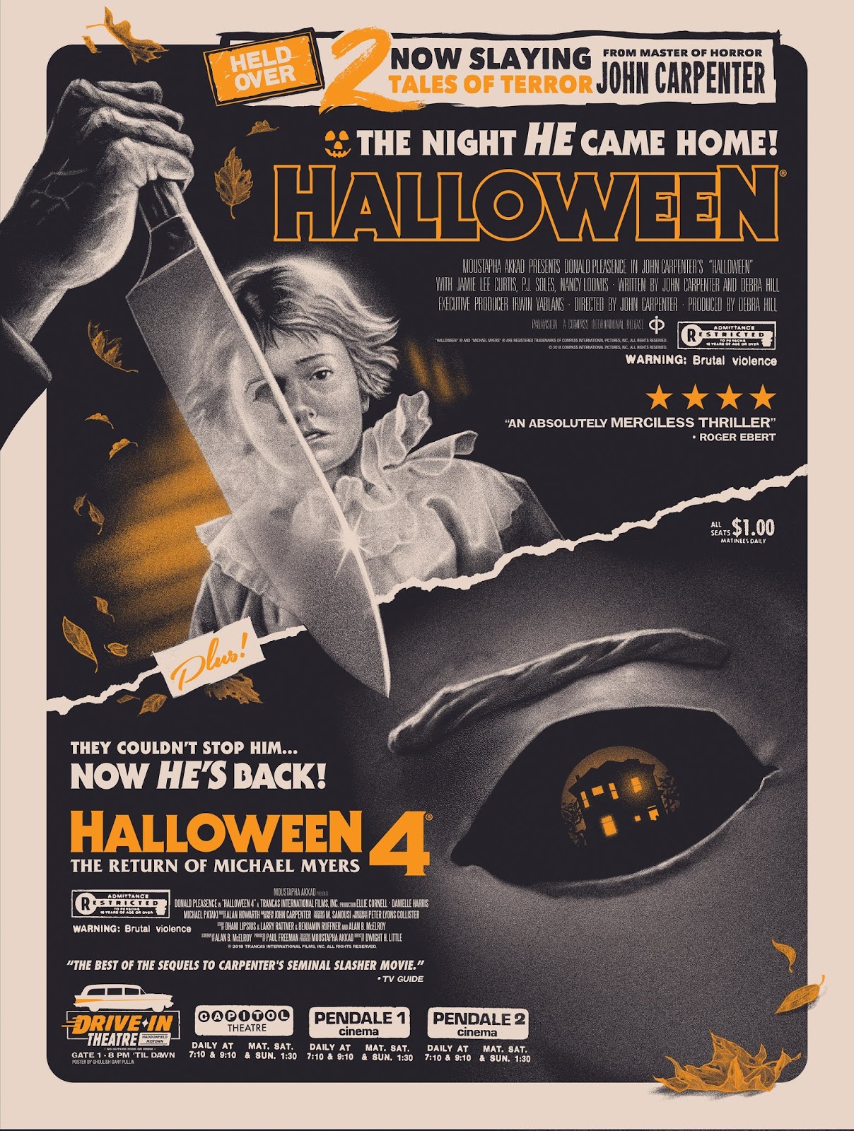 The Horrors of Halloween H40 HALLOWEEN 40 YEARS OF TERROR Posters/Prints