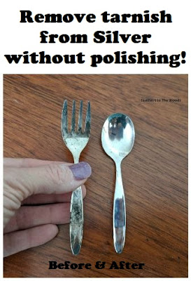 remove tarnish from silver without polishing